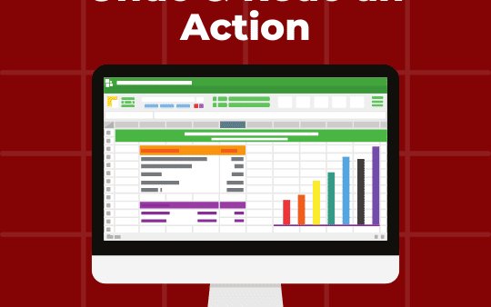 Using ctr z and ctr y in excel to redo or undo an action.
