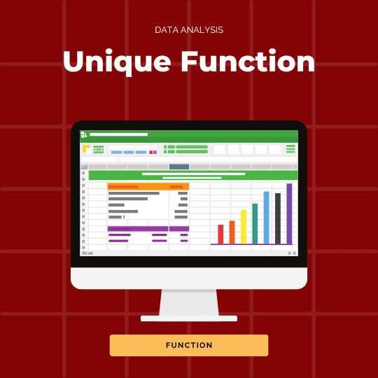 Unique Function Excel