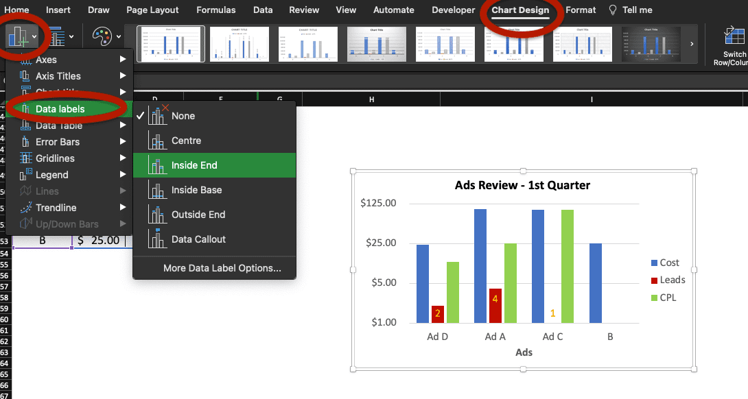 How to Format Charts in Excel