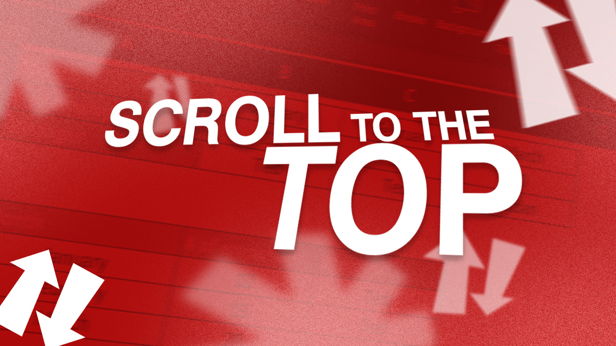 Scroll to the top in Excel.