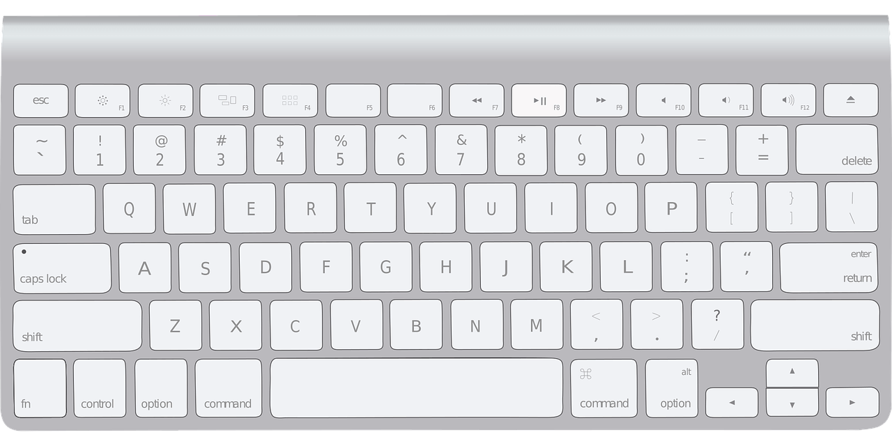 Mac keyboard.