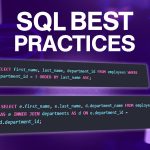 SQL best practices